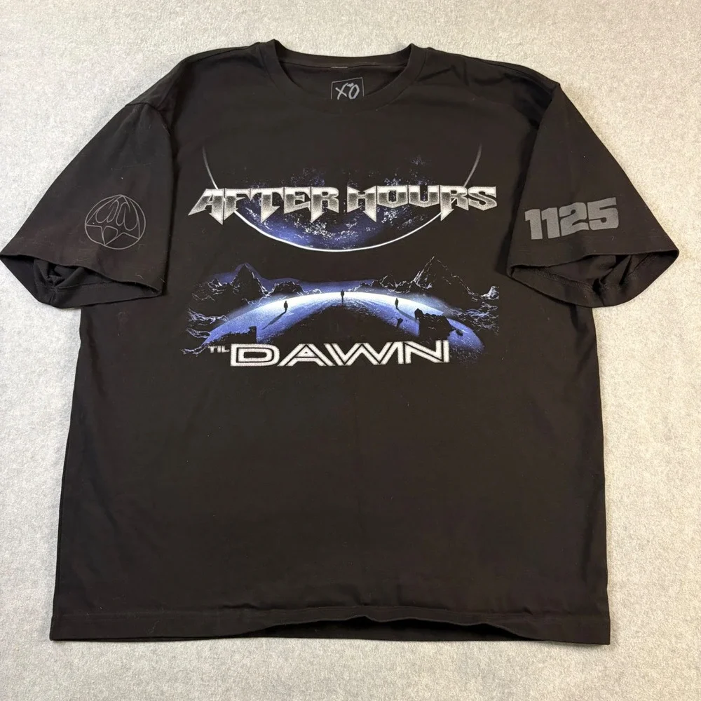 The Weeknd XO After Hours Til Dawn 2023 Stadium Tour Shirt Black XXL Streetwear